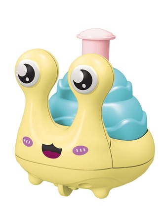 1入兒童玩具動物慣性車 - 可愛蝸牛造型按壓式玩具車