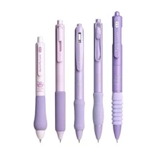 5入組/包可愛中性筆,紫色系列 - 紫色 - 查看 9