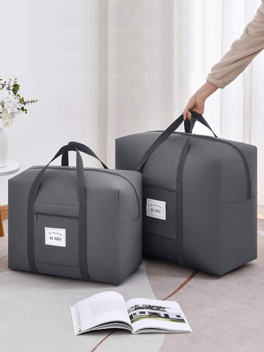 1PC Thickened Travel Bag, Luggage Bag, Clothing Storage Bag, Toy Storage Bag, Tool Storage Box, Suitable For Storing Travel Equipment Travel BagholidayLuggage Bag Weekend Bag Overnight Bag Back To School School Bag Travel Essentials Travel Organizer For Beach Summer Vacation Bag For School School Accessories School Stuff