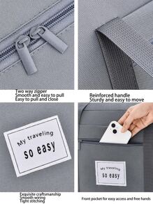 1PC Thickened Travel Bag, Luggage Bag, Clothing Storage Bag, Toy Storage Bag, Tool Storage Box, Suitable For Storing Travel Equipment Travel BagholidayLuggage Bag Weekend Bag Overnight Bag Back To School School Bag Travel Essentials Travel Organizer For Beach Summer Vacation Bag For School School Accessories School Stuff