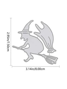 1入組萬聖節圖案DIY切割模具 - 銀色 - 查看 6