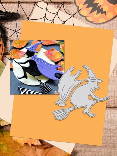 1pc Halloween Pattern Diy Cutting Die