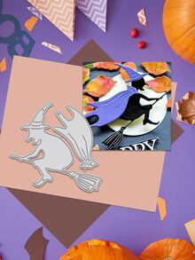 1入組萬聖節圖案DIY切割模具 - 銀色 - 查看 3