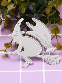 1入組萬聖節圖案DIY切割模具 - 銀色 - 查看 2