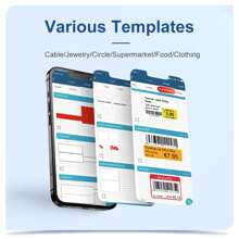 DETONGER P1 Handheld Portable Bluetooth Thermal Label Printer For Barcode, QR Code, Sticker, Used In Commercial Price Tag Printing For Food, Jewellery, Clothing Tag, Notepad For Home Mother's Day Gift - Green - View 6