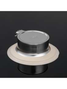 Toilet Deodorizer Stopper Squatting Pan Anti-smell Plug Sewer Pipe Anti-blocking Cover Sewage Overflow Bathroom Fitting - Silver - View 1