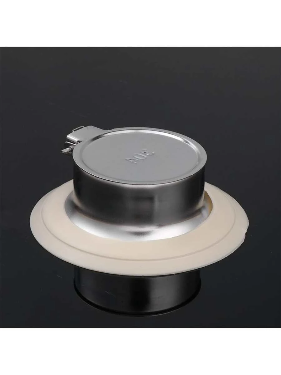 Toilet Deodorizer Stopper Squatting Pan Anti-smell Plug Sewer Pipe Anti-blocking Cover Sewage Overflow Bathroom Fitting - Silver - View 1