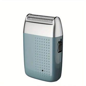 Recortadora de barba eléctrica inalámbrica, resistente al agua, recargable por USB, cortadora de pelo eléctrica para hombres, Kit de afeitado, uso en seco y húmedo