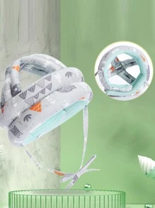 Gorro Protección Para Caídas Casco De Bebé Antigolpes Seguridad Ajustable cabeza anticaída Protectora Para Bebés - Gris Claro - Ver 7