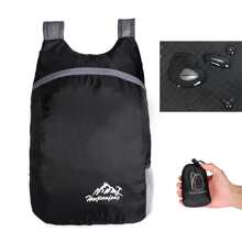 Mochila portátil con plegable multifuncional impermeable de viaje - Negro - Ver 3