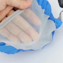 Mochila portátil con plegable multifuncional impermeable de viaje - Negro - Ver 5