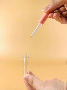 2 件 5ml 粉色 DIY 圆形透明眼线笔管化妆品包装材料适合作为礼物、化妆品、便宜、房间装饰、梳妆台、旅行、卧室、化妆配件 - 粉色 - 查看 5