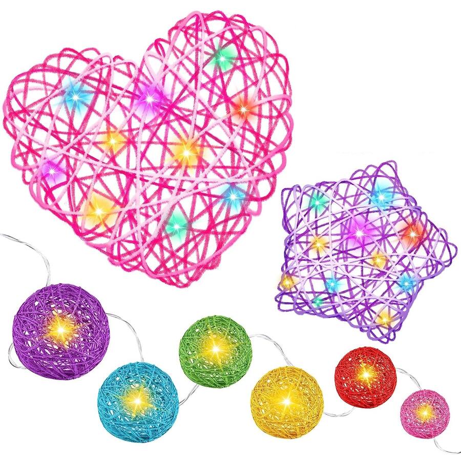 String Art Kit for Kids Ages 8-12, Make Light-Up Lanterns, Kids Arts and Crafts Ages 8-12, Gifts for 9+ Year Old Girls,Gift Set for Girls Teens Age 5-12 Gift Ideas - Nhiều màu - Xem 1