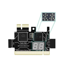 TL631 Pro Diagnostic Card PCI PCI-E Mini PCI-E Motherboard Multifunction Desktop Laptop Diagnostic Analyzer - Black - View 5