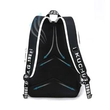 Balo/Túi đeo vai in họa tiết phát sáng nhẹ, vải chống thấm nước, dây đeo có thể điều chỉnh, giản dị & đa năng cho trường học/đại học, thiết kế in quai ngẫu nhiên đi bộ đường dài sinh viên du lịch mùa thu giáng sinh đồ dùng thiết yếu khi đi học túi cắm trại túi du lịch mùa hè trở lại trường túi đi biển túi đựng máy tính xách tay túi thể thao dành cho nam ba lô du lịch phải có túi lớn mùa xuân - màu đen - Xem 3