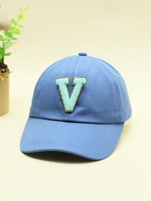1pc Unisex Kids' Baseball Cap For Outdoors, Sun Protection, Fashionable And Personalized Sun Hat For Cycling - Blue - View 3