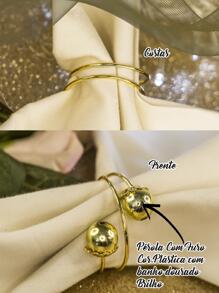 Napkin Rings - Vàng - Xem 2