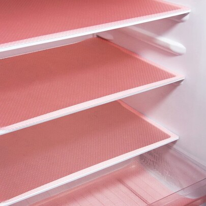 1/4/8pcs Refrigerator Liners Mats Washable, Refrigerator Mats Liner Waterproof Oilproof, Fridge Liners For Shelves, Cover Pads For Freezer Glass Shelf Cupboard Cabinet Drawer