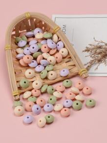 40/80/200/300 hạt bàn tính silicon - Nhiều màu sắc rực rỡ, hạt cách ly rời để làm đồ trang sức, tự làm, phụ kiện thủ công - Nhiều màu - Xem 6