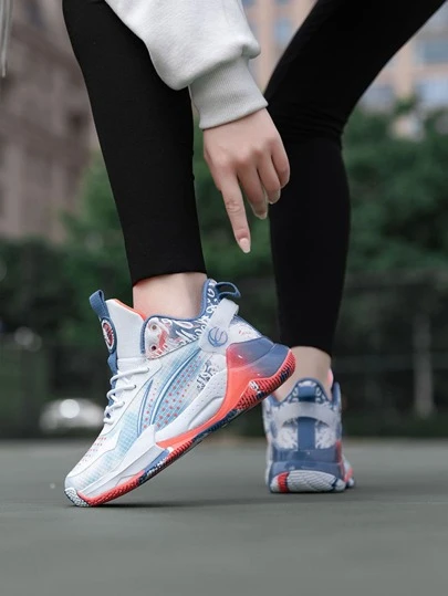 Women's Athletic Shoes Basketball Shoes Tennis Shoes Casual Lace-up Lightweight Running Shoes Professional Training Slip-resistant And Wear-resistant Men's Basketball Shoes Running Shoes