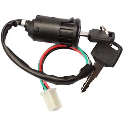 ATV點火開關鎖（帶線）適用於大多數50cc / 70cc / 110cc / 125cc / 150cc / 250cc機車ATV四輪越野摩托