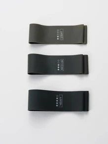 3pcs Sports Resistant Band Gym Accessories,Sport, Gym, Home Exercise, Strap Gym, Resistance Bands - Grey - View 2