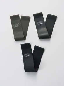 3pcs Sports Resistant Band Gym Accessories,Sport, Gym, Home Exercise, Strap Gym, Resistance Bands - Grey - View 3