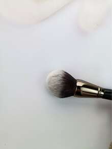 1支大号黑色木柄散粉刷，多功能化妆刷，适用于腮红、散粉 - 黑色 - 查看 6