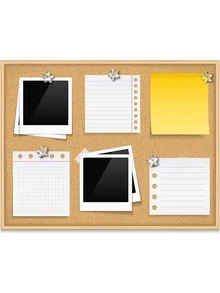 50入組透明星形別針,畫板用大頭針 - 無色 - 查看 4