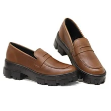 Women Casual Shoes - 鏽棕色 - 查看 1