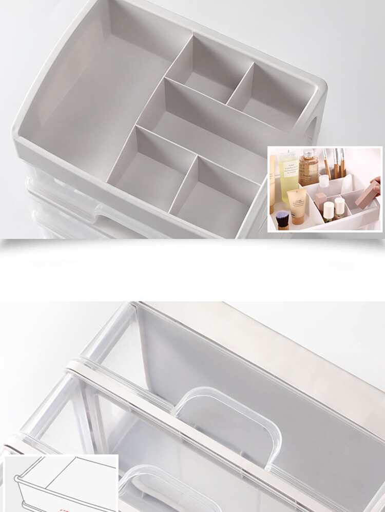 1 pezzo Scaffale di stoccaggio multistrato di tipo cassetto per strumenti cosmetici, forniture per arte di unghie, rossetti e altri piccoli articoli di uso quotidiano, regalo per San Valentino, ritorno a scuola, decorazione della stanza