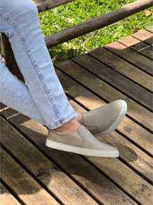 Men Sneakers - Màu be - Xem 1