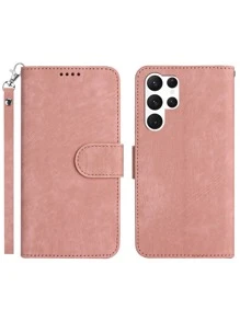 Magnetic Wallet Phone Case PU Compatible With iPhone15/15Plus/15Pro/15Promax - Rose Gold - View 7