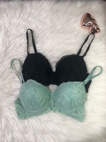 Women Bras & Bralettes - 黑色 - 查看 1