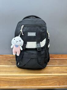 Women Fashion Backpacks - 黑色 - 查看 1