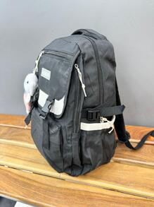 Women Fashion Backpacks - 黑色 - 查看 2