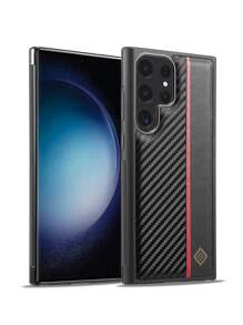 Men Father's Day Geometric Print Phone Case - Black - View 7