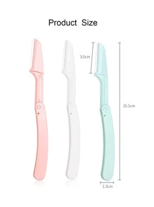 5件套不锈钢折叠式眉毛修剪器面部毛发剃刀便携式眉毛折叠剃刀女士化妆身体毛发去除器美容工具，化妆，便宜，房间装饰，梳妆台，旅行，卧室，化妆配件，眉毛剃刀，便宜，圣诞礼物，化妆品，化妆工具，便宜货，礼物，女士礼物，圣诞礼物 - 彩色 - 查看 4