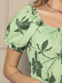 Women Dresses - màu xanh lá - Xem 4