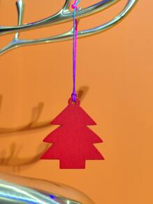 20入組5cm紅色聖誕樹形狀家居裝飾掛飾 - 紅色 - 查看 5