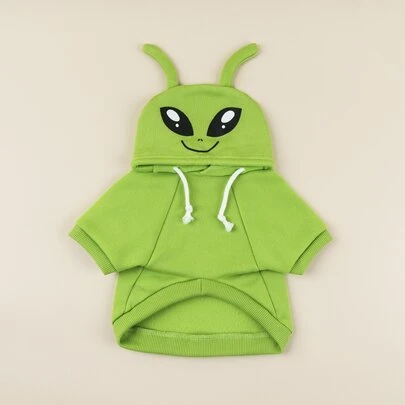 LUCKIE LABO 1pc Animal Cosplay Costume Hoodie, Suitable For Dogs And Cats To Wear Outdoors