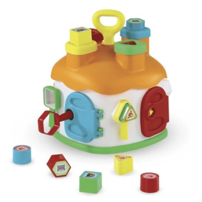 Loja Megalomania Brinquedo Casinha Educativa Blocos Didático Bebê Crianças