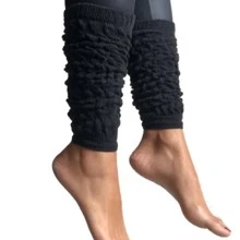 Women Leg Warmers - Black - View 2