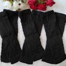 Women Leg Warmers - Black - View 1