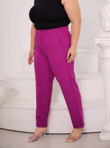 Women Pants - Màu Hoa hồng đỏ - Xem 4
