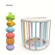 Rainbow Stacking Toy For Infant Fine Motor Skills And Grip Training Baby Early Educational ToySchool, Student,Stationery,School Supplies