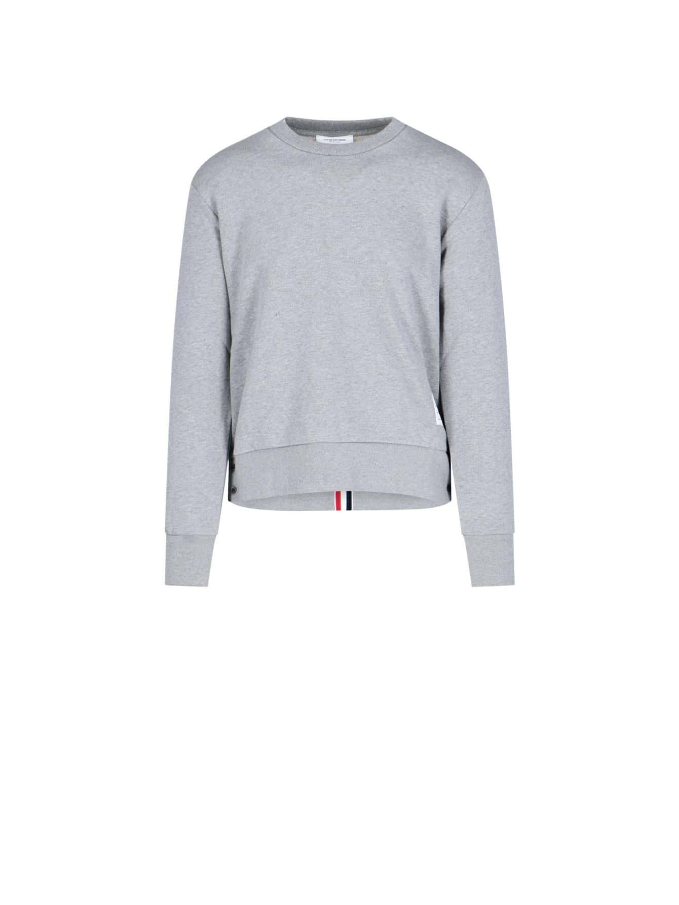 Thom Browne Men's Knitted Sweater LIGHT GRAY MJT085A03377055