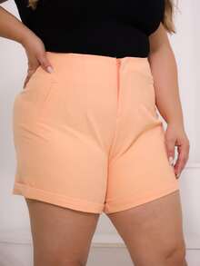Women Shorts - Màu be - Xem 4