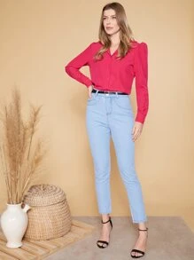 Women Jeans - Light Wash - View 1