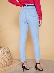 Women Jeans - Light Wash - View 2